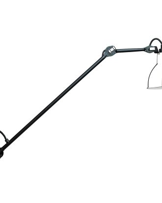 Dcwéditions La Lampe Gras N°304 Vägglampa L60 / Krom - Vägglampor Stål Svart