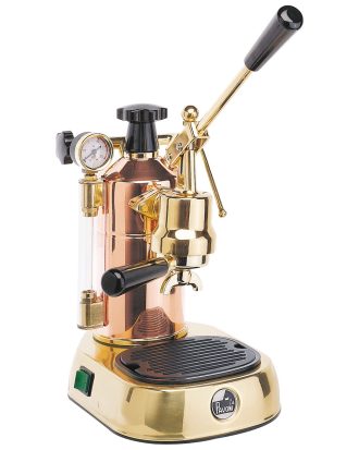 La Pavoni Europiccola Professional Espressomaskin pläterat Stål - Espressomaskiner & Tillbehör Mässing Guld