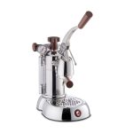 La Pavoni Stradivari Professional Espressomaskin Stål / - Espressomaskiner & Tillbehör Mässing Trä