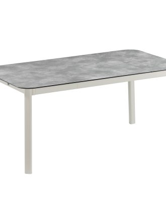 Lafuma Oron Bord Laminat S 100x150 Cm Ciment / - Utebord & Trädgårdsbord Aluminium Sable