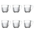 La Rochere Ouessant Kaffemugg 27 Cl 6-pack - Kaffekoppar Glas Klar