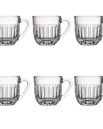 La Rochere Ouessant Espressokopp 9 Cl 6-pack - Espressokoppar Glas Klar