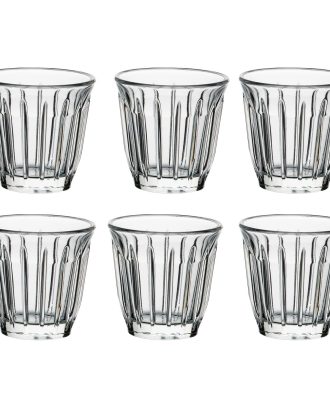 La Rochere Zinc Espressokopp 10 Cl 6-pack - Espressokoppar Glas Klar