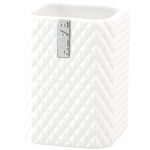 Lene Bjerre Marion Tandborstmugg /silver - Tandborsthållare Keramik Vit