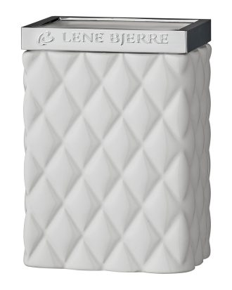 Lene Bjerre Portia Tandborstmugg - Tandborsthållare Keramik Vit