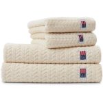 Lexington Structured Handduk 70x130 Cm - Handdukar & Badlakan Bomull Ecru