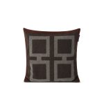 Lexington Graphic Recycled Wool Pillow Cover Kuddfodral 50x50 Cm - Örngott Ull Brun
