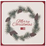 Lexington Merry Christmas Glasunderlägg 6-pack - Bordstabletter & Glasunderlägg Papper Röd