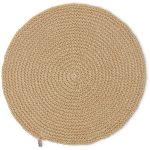 Lexington Round Recycled Paper Straw Bordsunderlägg 38 Cm Natur - Bordstabletter & Glasunderlägg Återvunnet Papper Natural
