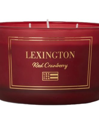 Lexington Red Cranberry Ljus - Doftljus Sojavax Röd