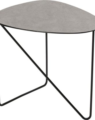 Lind Dna Curve Bord 37x44x40 Cm Hippo / Svart - Soffbord Stål Antracit