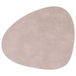 Lind Dna Curve Bordsunderlägg Nupo 24x28 Cm - Bordstabletter & Glasunderlägg Läder Nomad Grey