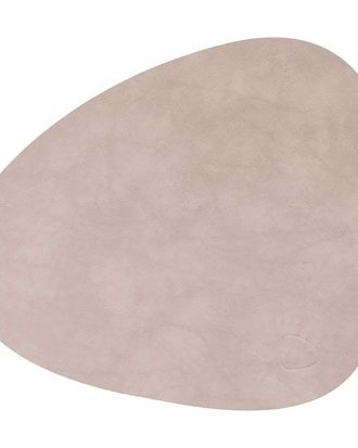 Lind Dna Curve Bordsunderlägg Nupo 24x28 Cm - Bordstabletter & Glasunderlägg Läder Nomad Grey