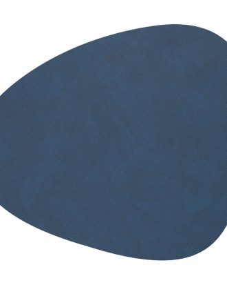Lind Dna Curve Bordsunderlägg Nupo 24x28 Cm - Bordstabletter & Glasunderlägg Läder Midnattsblå