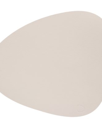Lind Dna Curve Bordsunderlägg Nupo 24x28 Cm - Bordstabletter & Glasunderlägg Läder Soft Nude