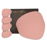 Lind Dna Gåvoset 8 Delar Nupo Rose - Bordstabletter & Glasunderlägg Läder Rosa