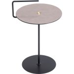 Lind Dna Pick-up Sidobord Jewel D: 38 Cm Bull / Svart - Sidobord & Avlastningsbord Stål Varmgrå