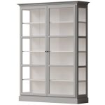 Lindebjerg Design V2 Vitrinskåp - Skåp & Vitrinskåp Furu Ljusgrå