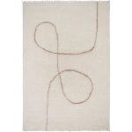 Linie Design Astral Spiral Matta 140x200 Cm - Ullmattor Ull Camel