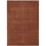 Linie Design Lineal Poem matta 200x300 Cm Amber - Tuftade mattor Ull Bärnsten