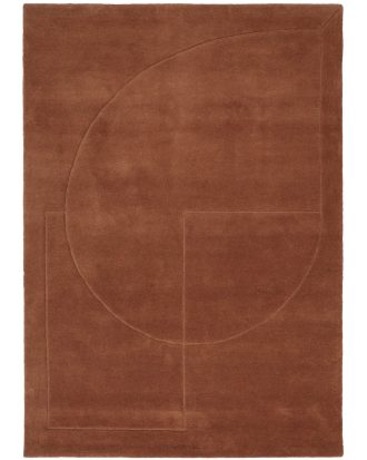 Linie Design Lineal Poem matta 200x300 Cm Amber - Tuftade mattor Ull Bärnsten