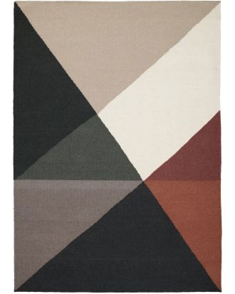 Linie Design Metri matta 170x240 Cm - Ullmattor Ull Rost