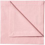 Linum Robert Tygservett 45x45 Cm 4-pack Dusty Pink - Servetter & Tillbehör Bomull Dammig Rosa