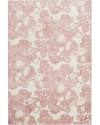 Lisa Bengtsson Matta 200x300 Cm Rosa Boudoir - Slätvävda mattor Polyamid Vit