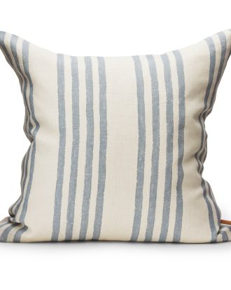 Littlephant Fields Kuddfodral 50x50 Cm Ebony / - Prydnadskuddar & Fodral Linne Dusty Blue