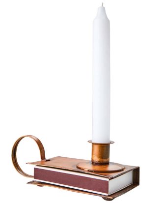 Andrahands Sortering Ljusstake & Tändstickshållare Mässing