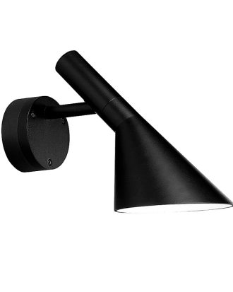 Louis Poulsen Aj 50 Vägglampa Struktur - Fasadlampor Aluminium Svart