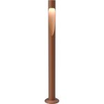 Louis Poulsen Flindt Garden Pollare Lång Fotplatta Med Adapter 4000k - Pollare Aluminium Corten