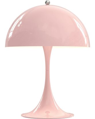 Louis Poulsen Panthella 250 Bordslampa - Bordslampor Stål Ljusrosa