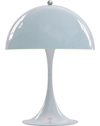 Louis Poulsen Panthella 250 Bordslampa - Bordslampor Stål Ljusblå
