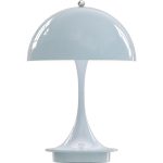 Louis Poulsen Panthella 160 Bordslampa Portabel - Utomhusbelysning Stål Ljusblå