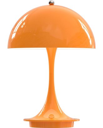 Louis Poulsen Panthella 160 Bordslampa Portabel - Utomhusbelysning Stål Orange
