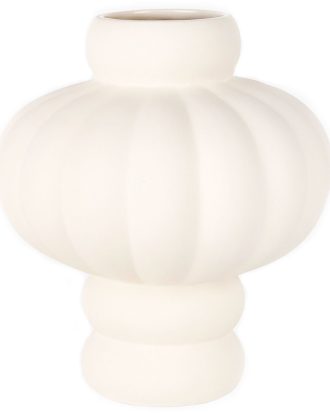 Louise Roe Balloon 08 Vas 24 Cm - Vaser Stengods Raw White