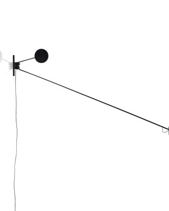 Luceplan Counterbalance Led 16w Vägglampa - Vägglampor Stål Svart