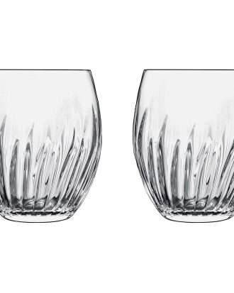 Luigi Bormioli Optica Whiskeyglas 50 Cl 2-pack - Tumblerglas Kristallglas Klar