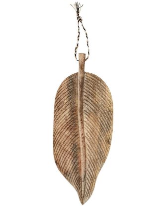 Madam Stoltz Serveringsfat Mango 15x38 Cm - Uppläggningsfat Mango Trä