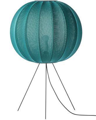 Made By Hand Knit-wit Golvlampa Medium Rund 60 Cm - Golvlampor Polyester Seagrass