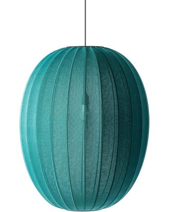 Made By Hand Knit-wit Pendel Hög Oval 65 Cm - Taklampor Polyester Seagrass