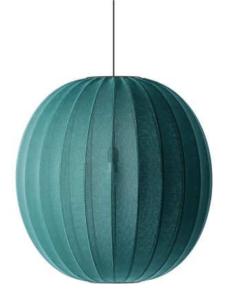 Made By Hand Knit-wit Pendel Rund 75 Cm - Taklampor Polyester Seagrass