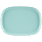 Marimekko Oiva Serveringsfat 25,4x36 Cm - Uppläggningsfat Stengods Pale Mint