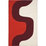 Marimekko Seireeni Handduk 47x70 Cm Linen / Vin / - Kökshanddukar Bomull Röd