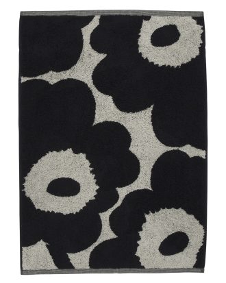Marimekko Unikko Handduk 50x70 Cm - Handdukar & Badlakan Bomull Mörkblå