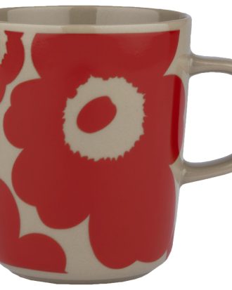 Marimekko Unikko Mug 2,5 Dl Terra Red - Kaffekoppar Stengods Röd