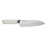 Markus Aujalay Markus Damaskus Japansk Kockkniv 30 Cm - Kockknivar Rostfritt Stål Vit