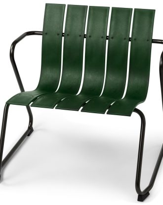 Mater Ocean Oc2 Loungestol - Utefåtöljer Stål Grön