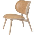 Mater The Lounge Chair Loungestol Mattlackad - Fåtöljer Ek Mattlackerad Ek